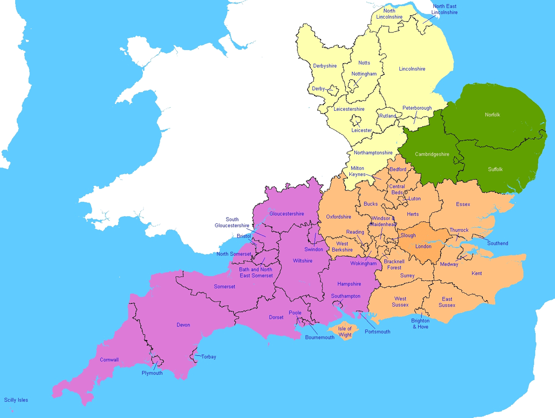 region map